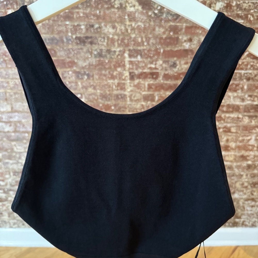 ZARA - Cropped low back top